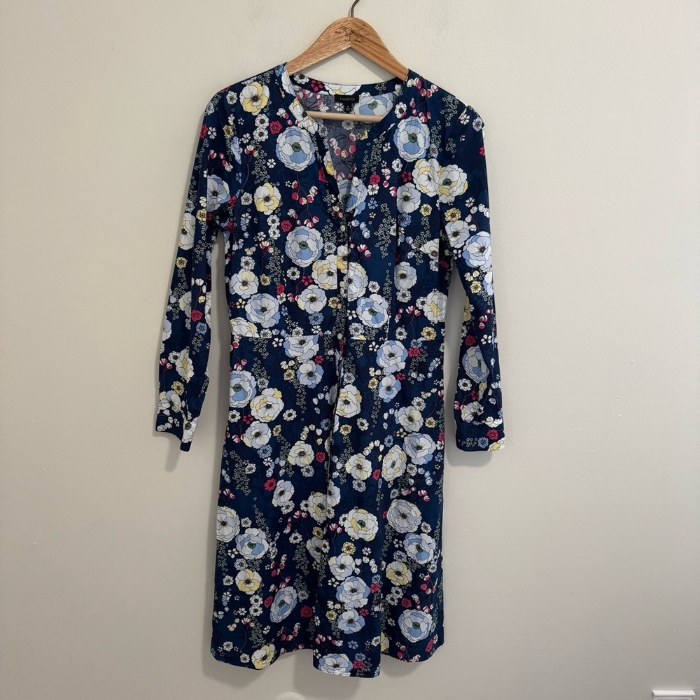 Talbots Floral Cotton Shirtdress